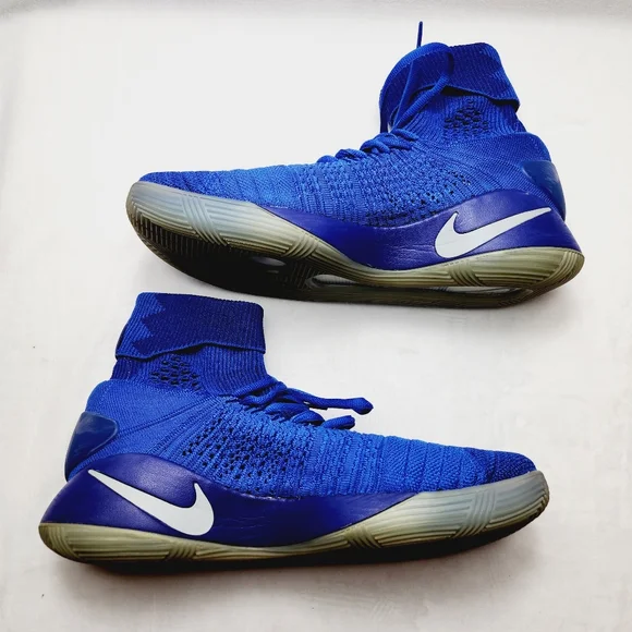 NIKE hyperdunk 2016 flyknit blue sneakers - Picture 4 of 7